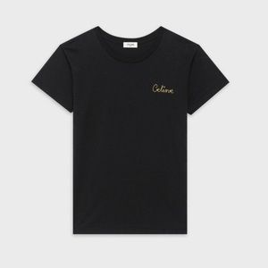 Celine Embroidered T-Shirt